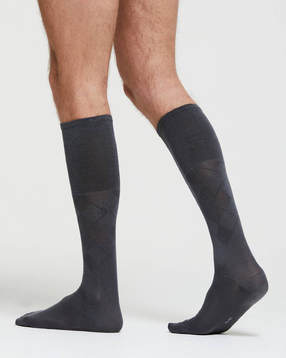 Pompea CALZA LUNGA COTONE SANDRO MOTIVO A ROMBI Fino al 50% di sconto