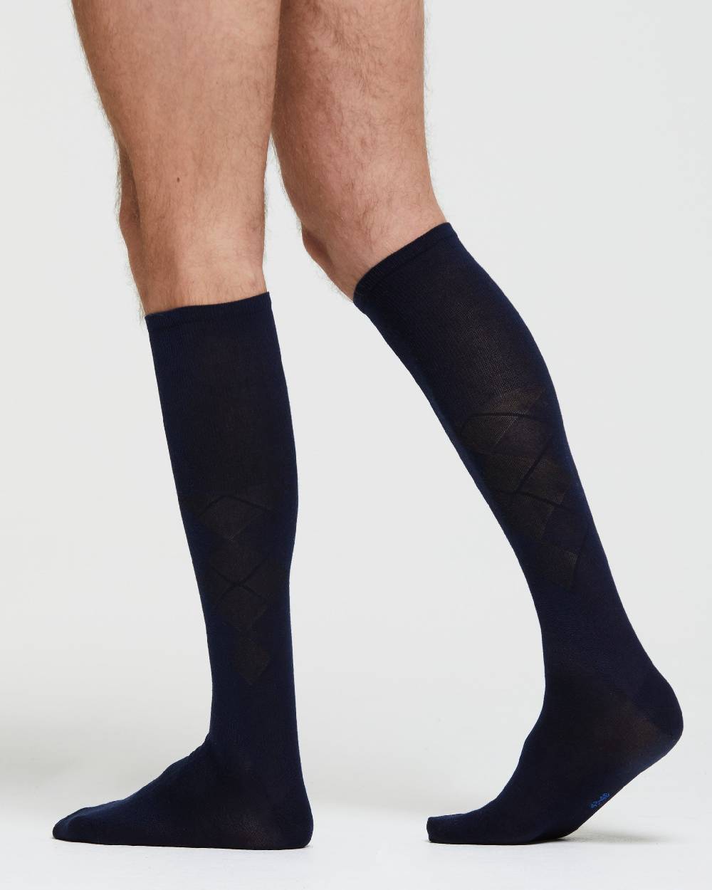 Pompea CALZA LUNGA COTONE SANDRO MOTIVO A ROMBI Fino al 65% di sconto