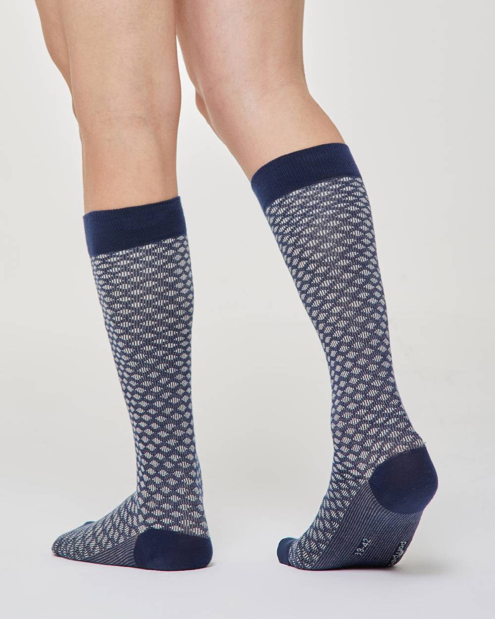 Pompea Calza lunga Duccio cotone motivo cravatteria Offerta speciale della fabbrica