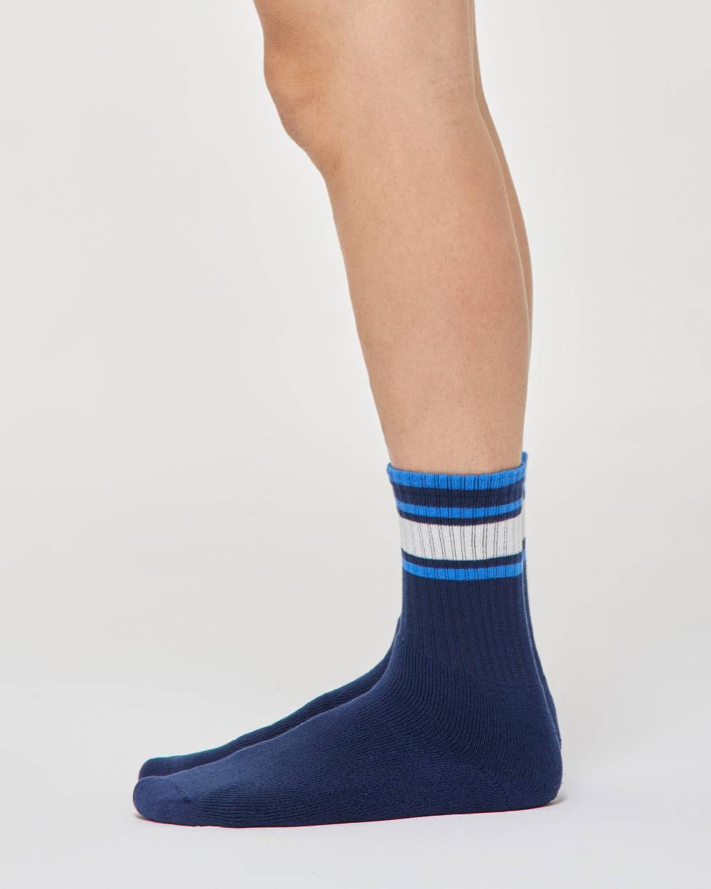 Pompea Calza tennis Yuri cotone a righe Offerte