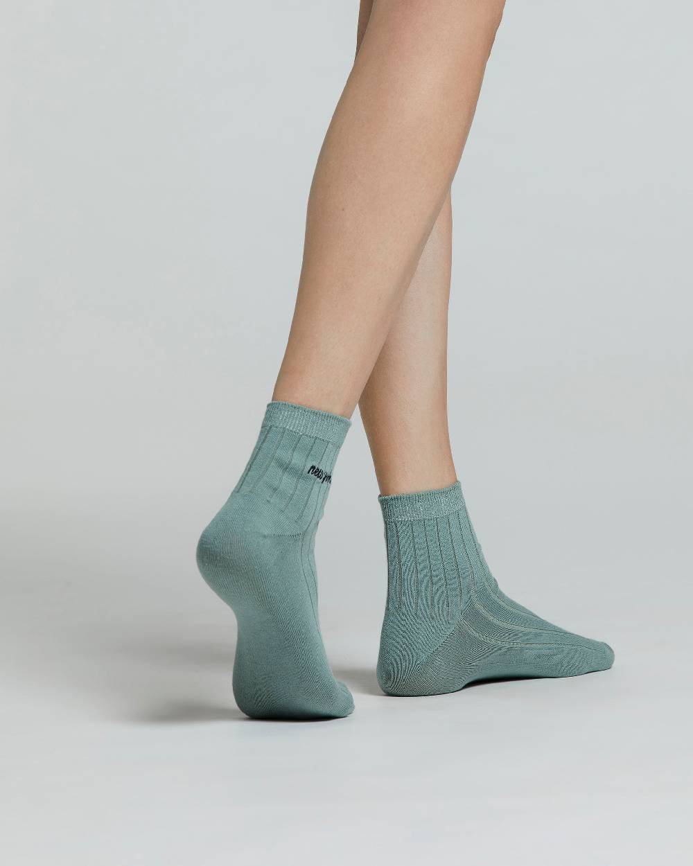 Pompea CALZINO COTONE AZALEA A COSTE CON RICAMO Flash Sale