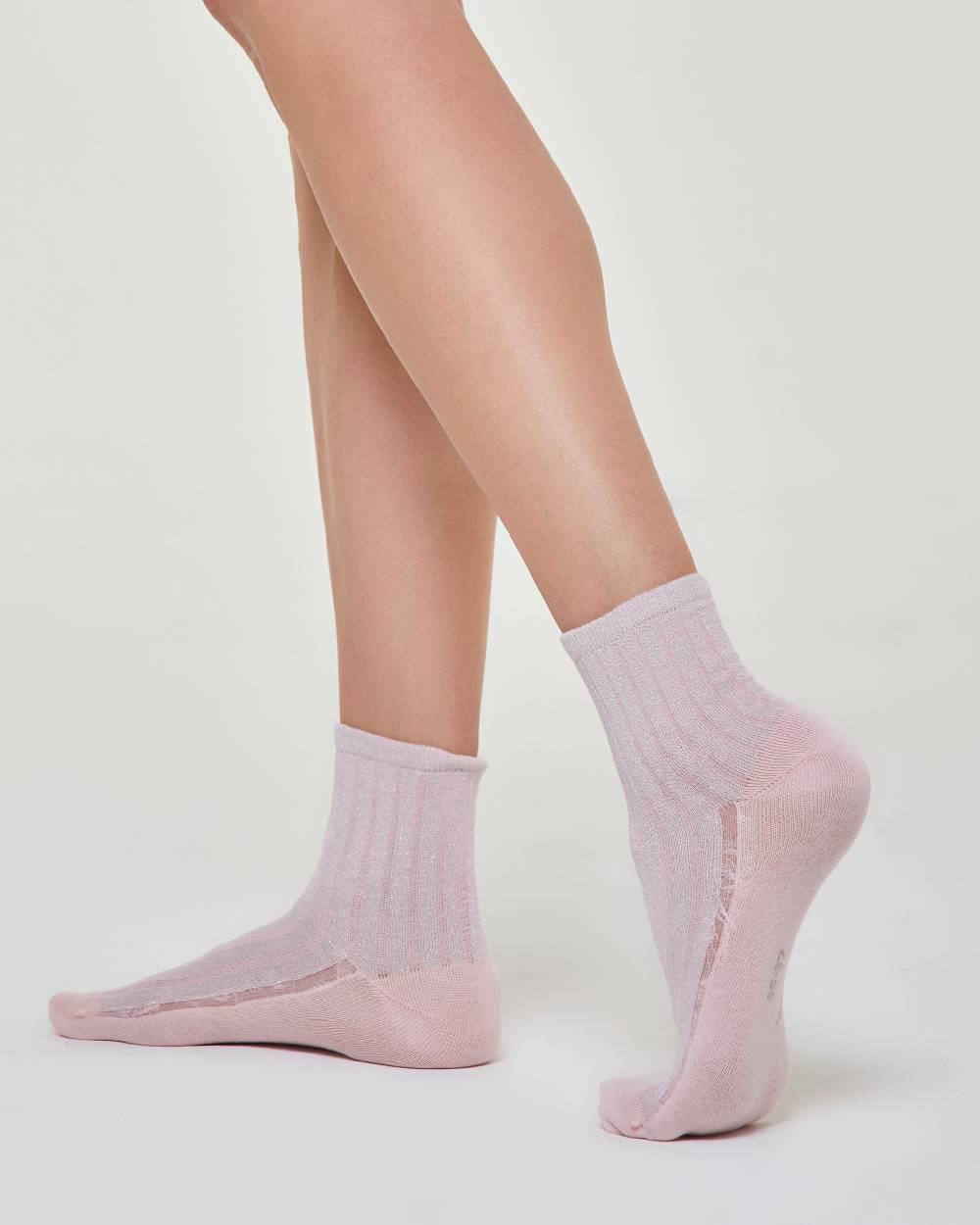 Pompea CALZINO COTONE VALENTINA CON COSTINE IN LAMÉ Offerte giornaliere