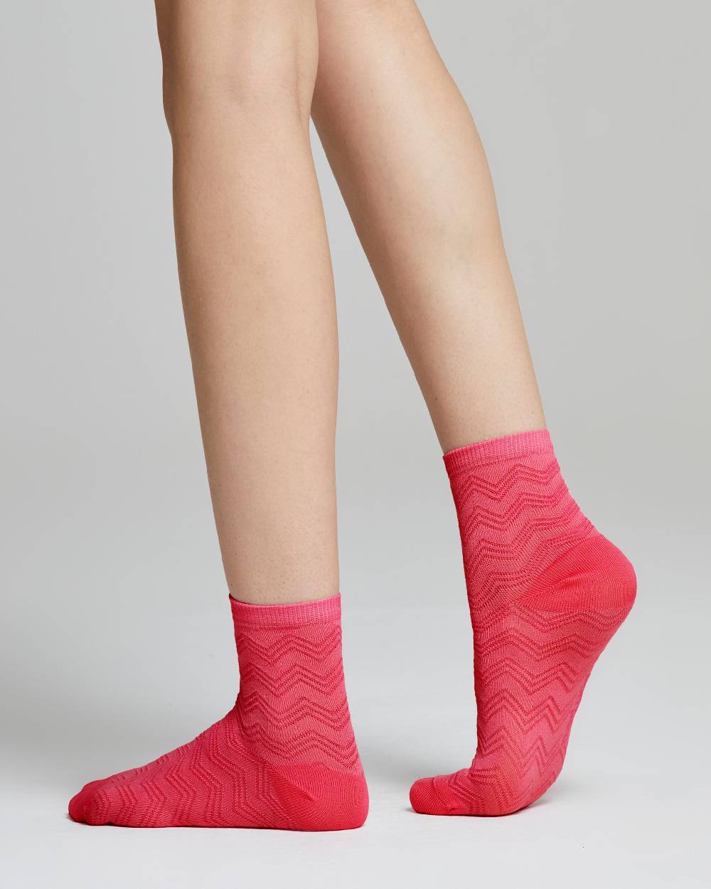 Pompea Calzino Nina cotone con motivo chevron Solo un giorno rimasto