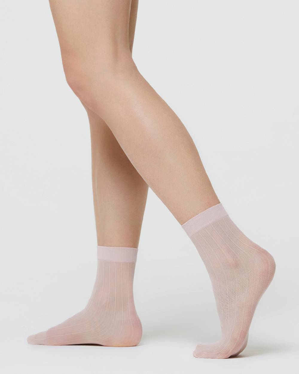 Pompea CALZINO VELATO CAROL CON MOTIVO RIGHE VERTICALI Prezzo Ridotto