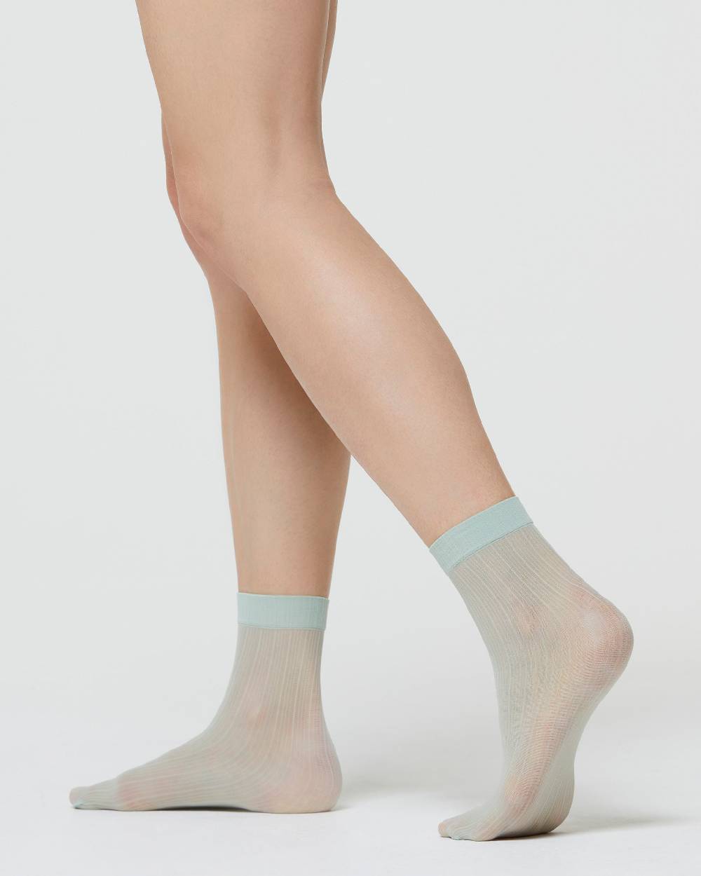 Pompea CALZINO VELATO CAROL CON MOTIVO RIGHE VERTICALI Sottocosto