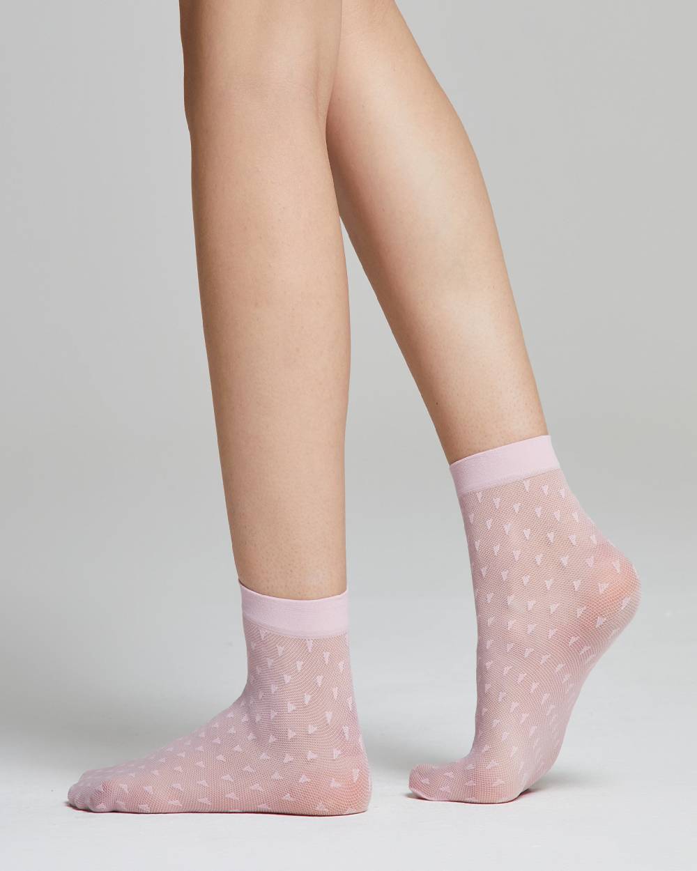 Pompea Calzino velato Fiordaliso con effetto micro tulle Convenienza