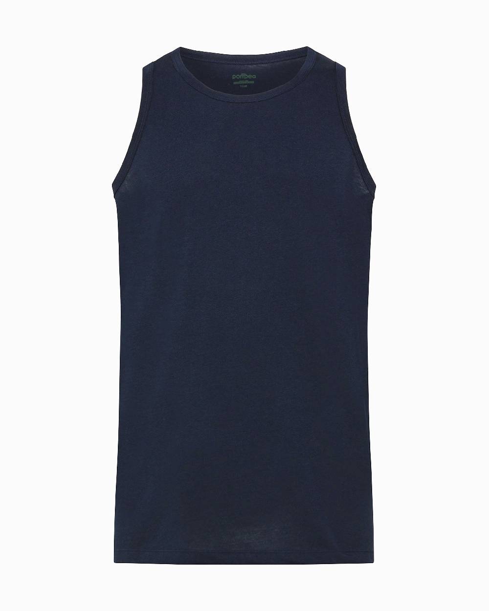 Pompea Canotta a spalla grande in cotone organico Cotton Planet vestibilità comfort Offerte esclusive