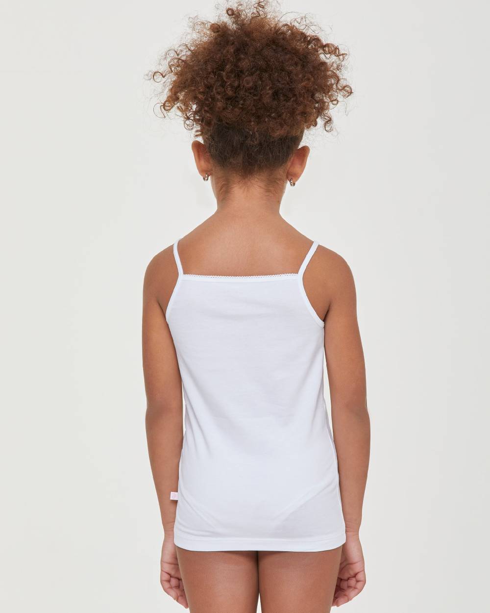 Pompea Canotta girocollo a spalla stretta bimba in cotone organico Fino al 60% di sconto