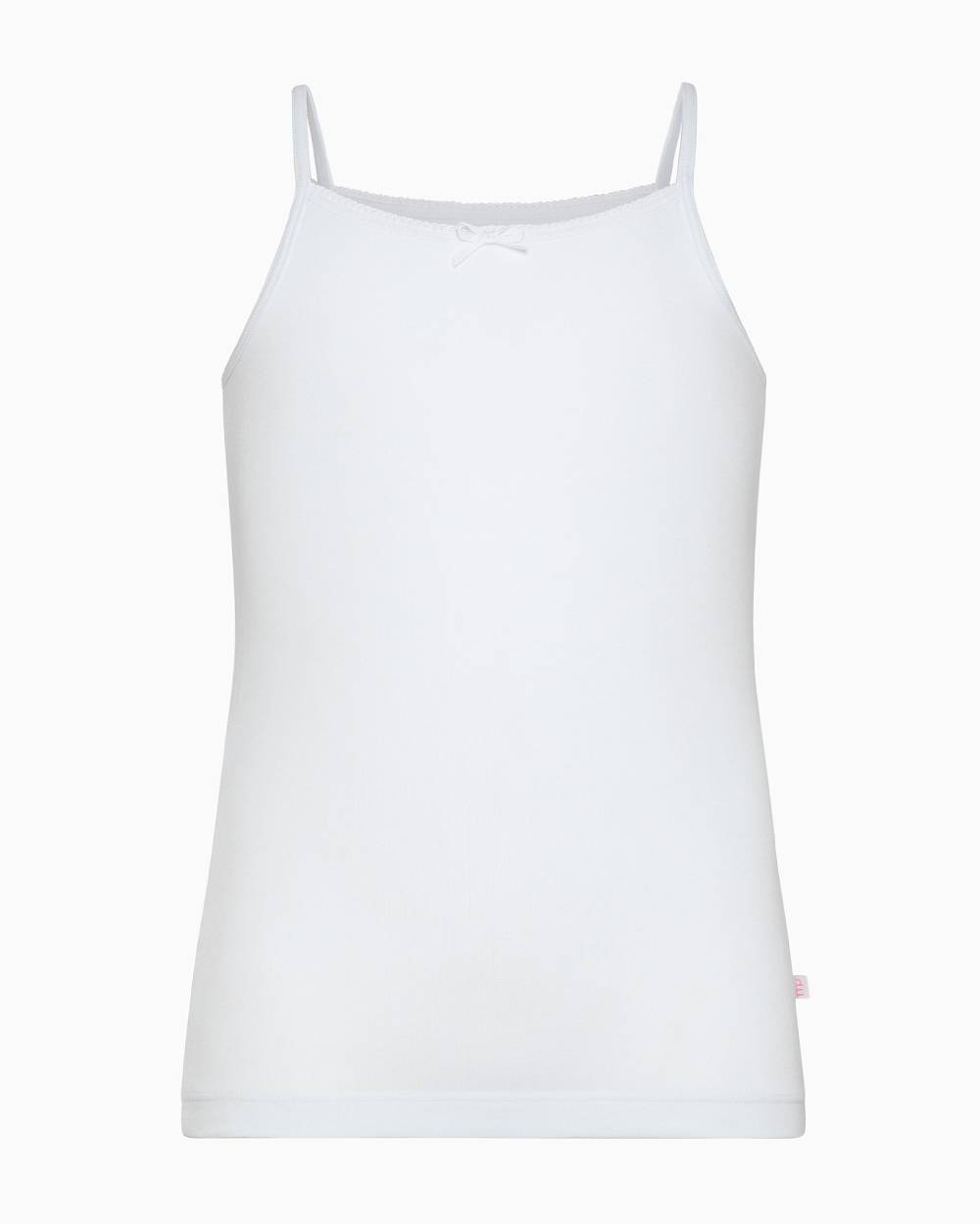 Pompea Canotta girocollo a spalla stretta bimba in cotone organico Fino al 60% di sconto