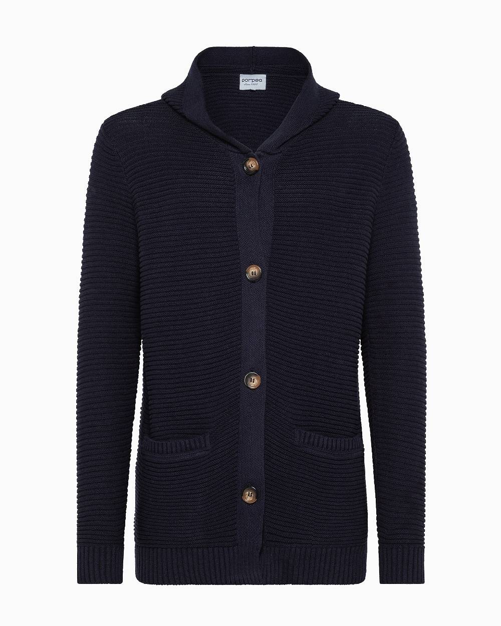 Pompea CARDIGAN UNISEX CON CAPPUCCIO Vendita