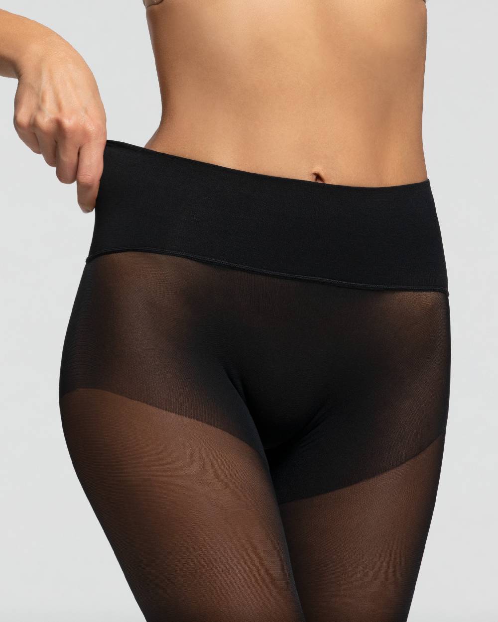 Pompea Collant 40 Denari Velato Senza Cuciture Offerta temporanea