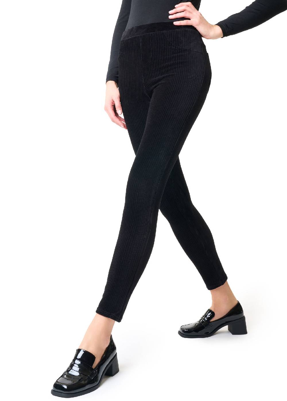 Philippe Matignon LEGGINGS VELOURS CÔTELÉ Promozione