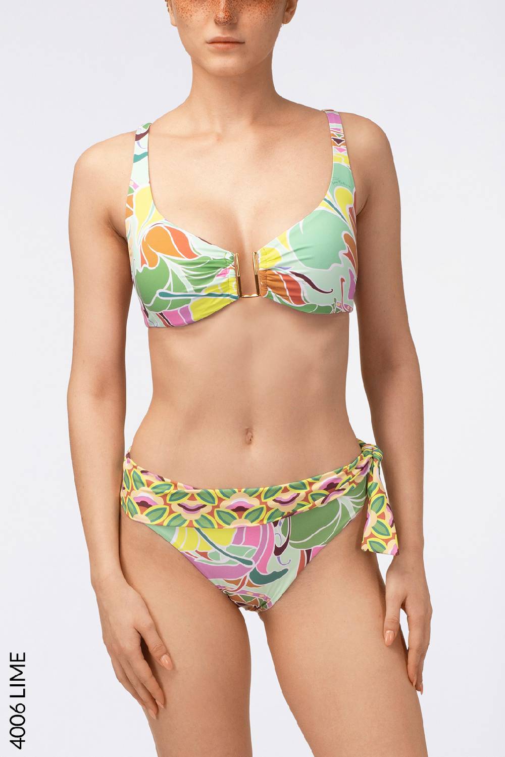 Pierre Mantoux Slip Alto Fiocco Gardenia Prezzo Ridotto
