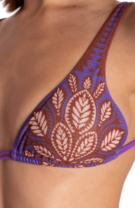 Pin Up Stars BIKINI TRIANGOLO IMBOTTITO STAMPA BEAUTIFUL TREE Nuova
