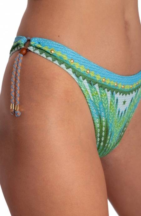 Pin Up Stars BIKINI FASCIA IMBOTTITA CON BORCHIE STAMPA WINGS Vendita