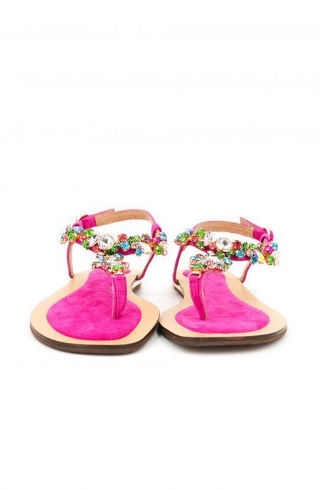Pin Up Stars Infradito Pietre Multicolor Pezzi Unici