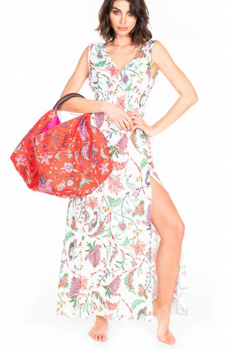 Pin Up Stars Borsa Mare a Sacco Stampa Camaleonte Saldi