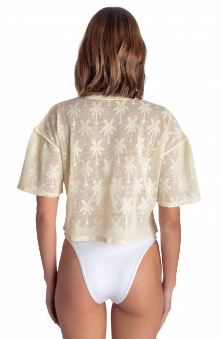 Pin Up Stars TOP RICAMO PALME In Vendita