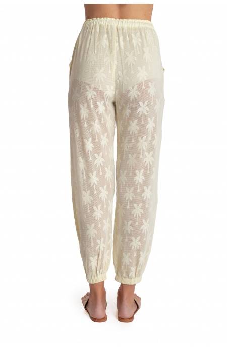 Pin Up Stars PANTALONE RICAMO PALME Saldi