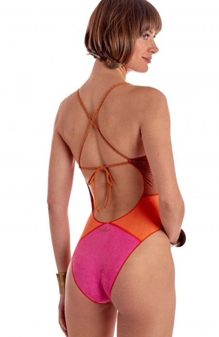 Pin Up Stars COSTUME DA BAGNO INTERO DAINETTO PATCHWORK Vendite Flash