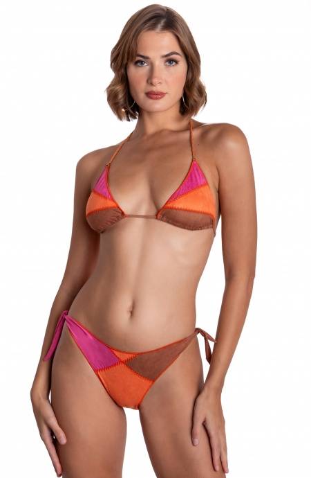 Pin Up Stars BIKINI TRIANGOLO IMBOTTITO DAINETTO PATCHWORK Negozio