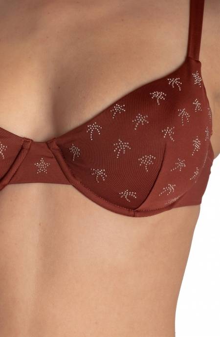Pin Up Stars BIKINI BALCONCINO FERRETTO CON BORCHIE PALMETTE In Linea