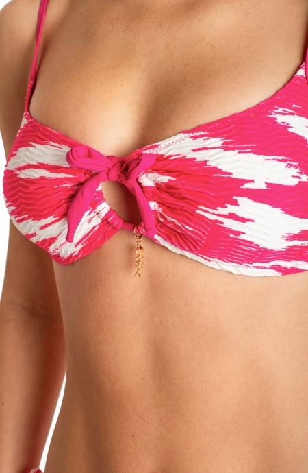 Pin Up Stars BIKINI BRASSIERE CON CIONDOLO STAMPA NUVOLA Consegna Veloce