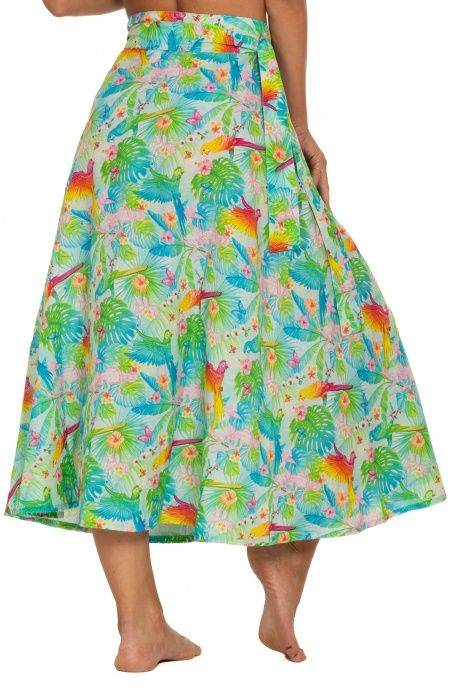 Pin Up Stars Gonna Pareo A Ruota Stampa Happy Tropical Vendita