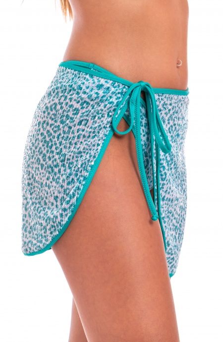 Pin Up Stars Pareo Micro Paillettes Animalier Duty-free