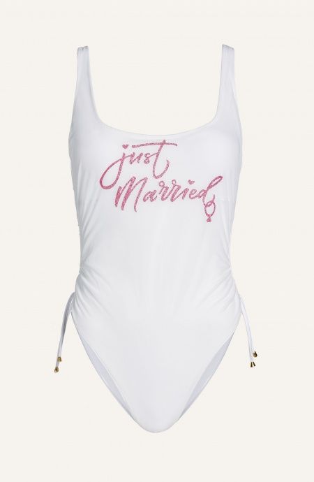 Pin Up Stars Costume Intero Just Married Lurex e Lycra Comprare a buon mercato