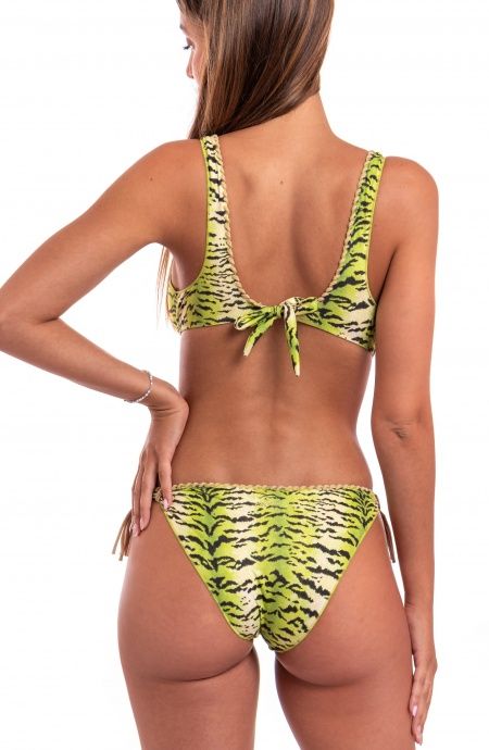 Pin Up Stars Bikini Brassiere Stampa Tigre Ricamo Punto Cavallo Online Outlet