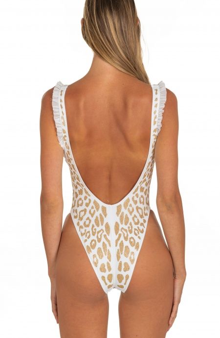 Pin Up Stars Costume Intero Olimpionico Maculato Lurex Nuovi prodotti