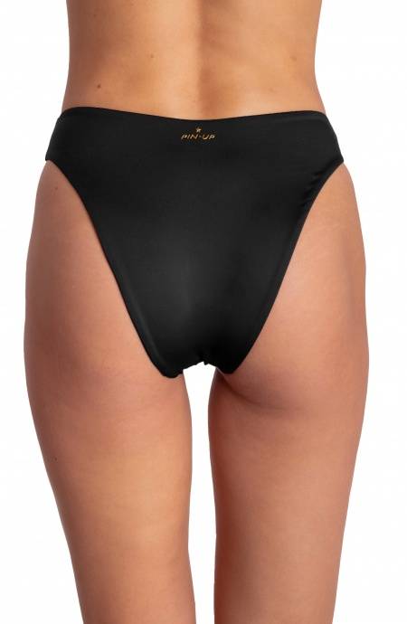 Pin Up Stars SLIP BIKINI VITA ALTA SGAMBATO TINTA UNITA Offerte stagionali