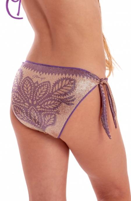 Pin Up Stars SLIP FIOCCHI LAMÈ STAMPA BEAUTIFUL TREE BABY 50% di sconto con spedizione gratuita