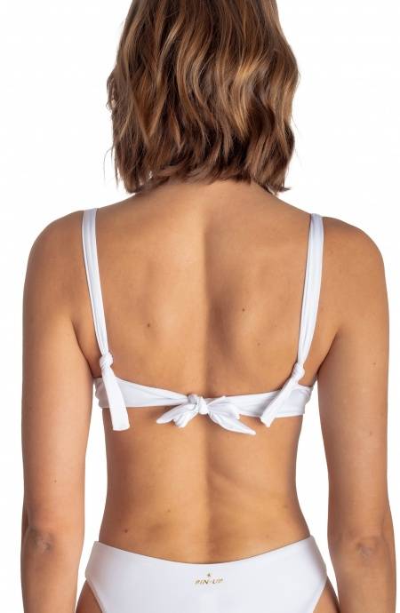 Pin Up Stars TOP BIKINI BALCONCINO CON FERRETTO TINTA UNITA 50% di sconto per tempo limitato