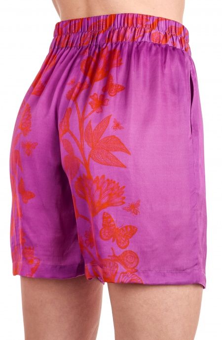 Pin Up Stars Short Viscosa Satin Principe Azzurro Vendita