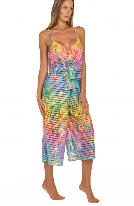 Pin Up Stars Tuta Lunga Rainbow Flower Shopping Online