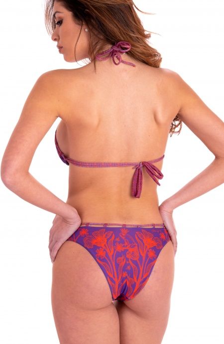 Pin Up Stars Bikini Triangolo Imbottito Slip Culotte Tessuto Rete Nido D'Ape Stampa Principe Azzurro Ultimi due giorni
