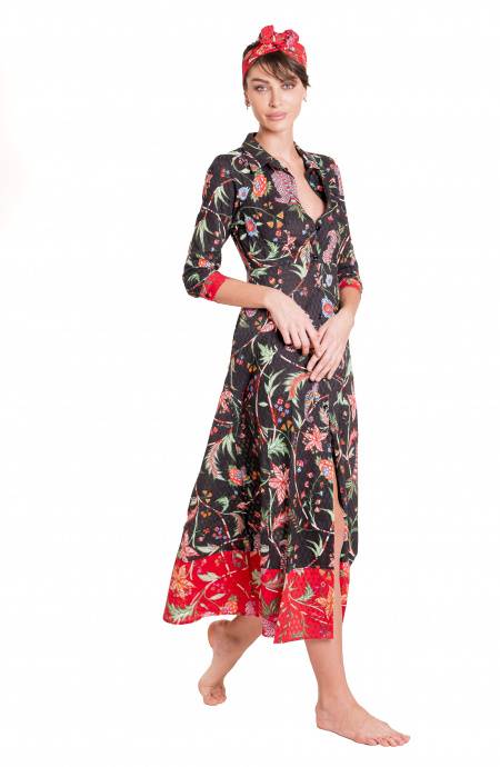 Pin Up Stars Chemisier Stampa Camaleonte Sostegno trimestrale