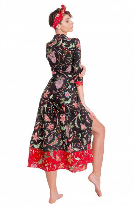 Pin Up Stars Chemisier Stampa Camaleonte Sostegno trimestrale