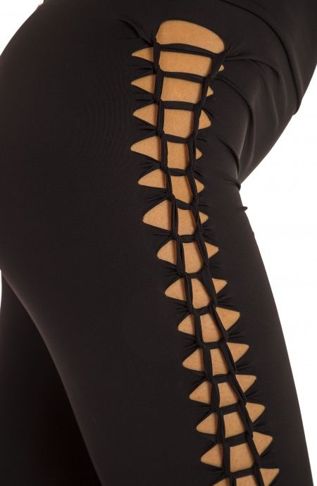 Pin Up Stars Leggins Laserato Tinta Unita Discount Store per i nuovi prodotti