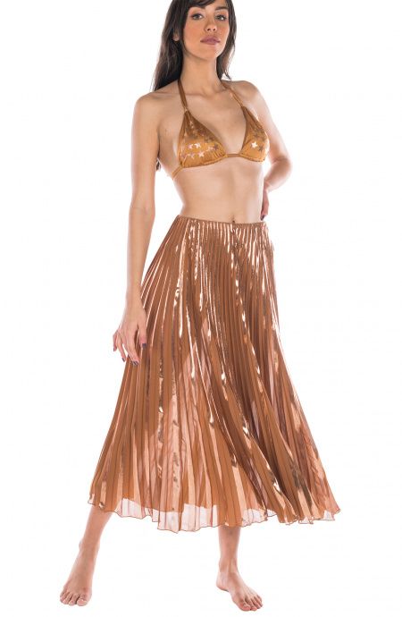 Pin Up Stars Gonna Plissé Laminata Black Friday Prezzi