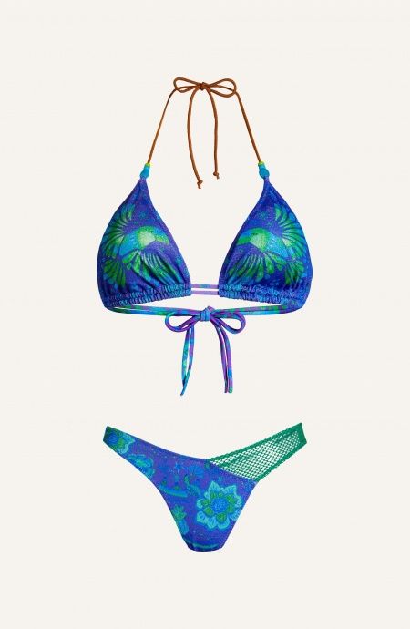 Pin Up Stars Bikini Triangolo Imbottito Stampa Apache Saldi