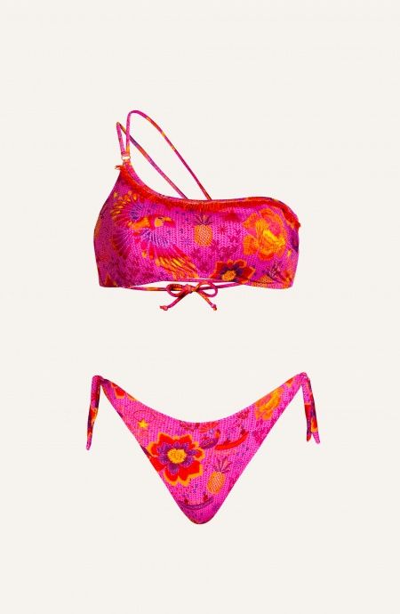 Pin Up Stars Bikini Fascia Spalla In Rafia Stampa Apache Offerte