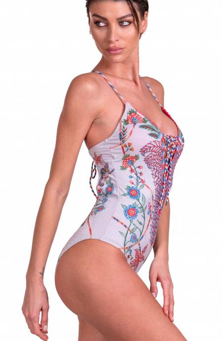 Pin Up Stars Costume Da Bagno Intero Incrociato Camaleonte Offerta esclusiva