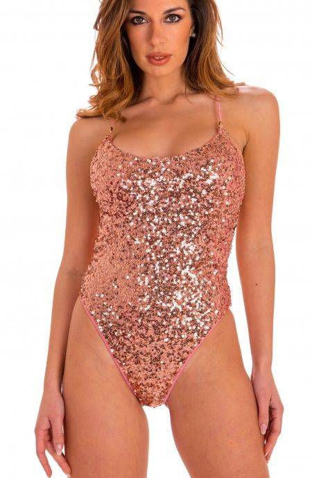 Pin Up Stars Costume Intero Olimpionico Imbottito Paillettes Super Saving Price