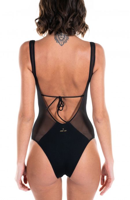 Pin Up Stars Costume Da Bagno Intero Cocco Ricamo Paillettes Ultimi due giorni