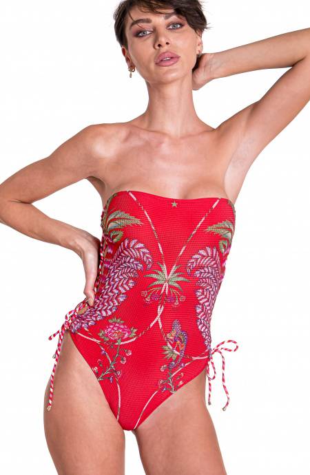 Pin Up Stars Costume Intero a Fascia Camaleonte Sostegno trimestrale