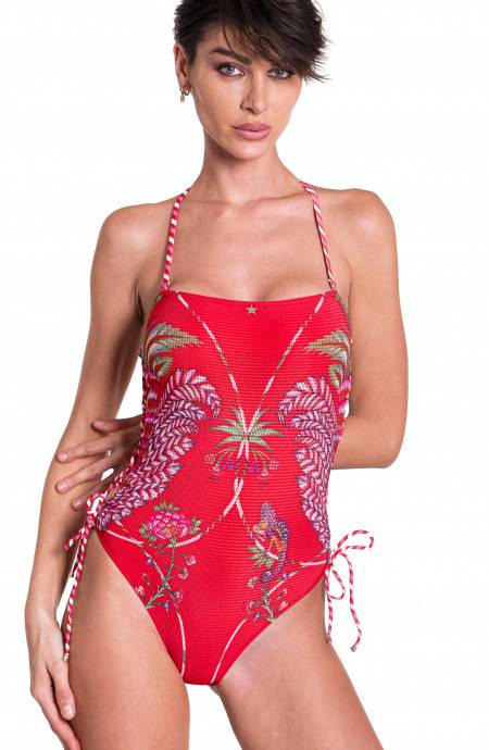 Pin Up Stars Costume Intero a Fascia Camaleonte Sostegno trimestrale