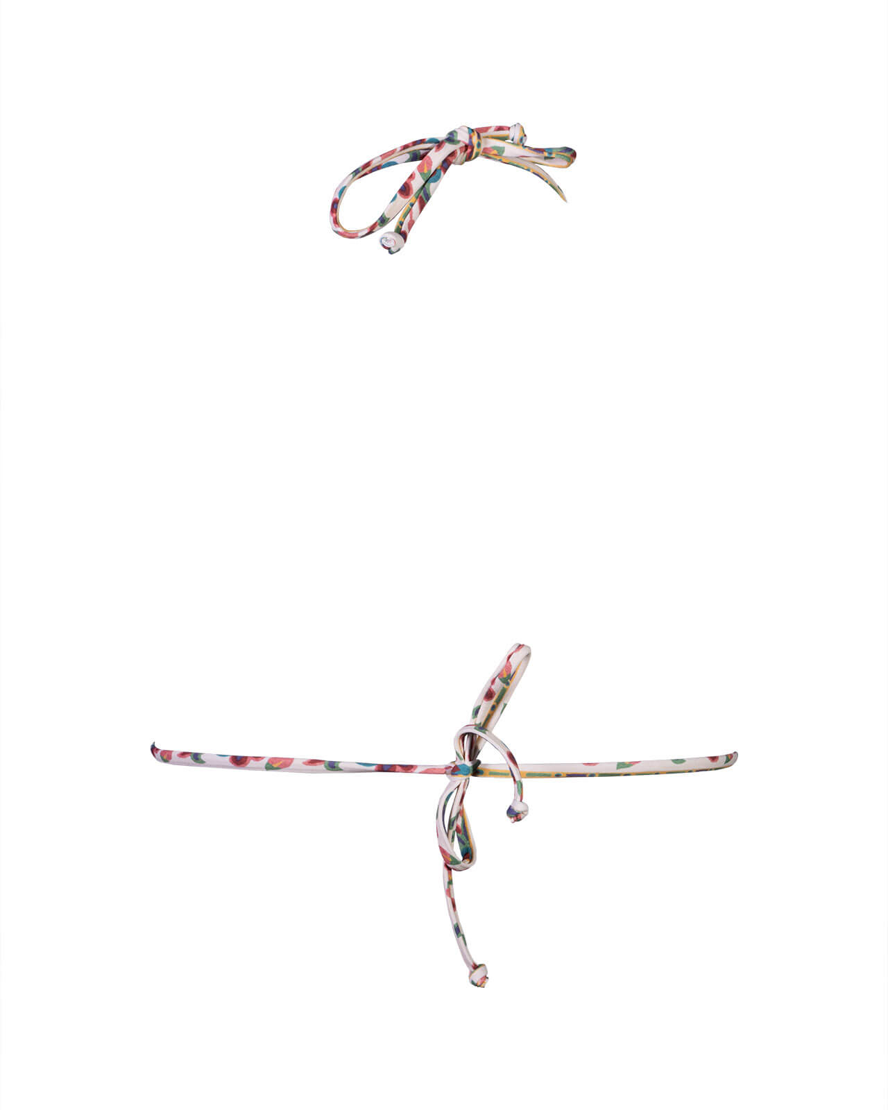 Raffaela D´Angelo Triangolo stampato con rouche Promozione Limitata